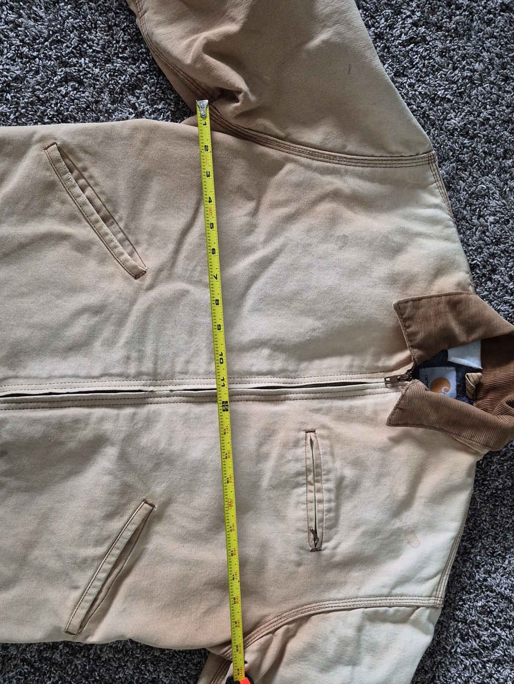 Vintage Carhartt Tan Detroit Jacket - Picture 14 of 15